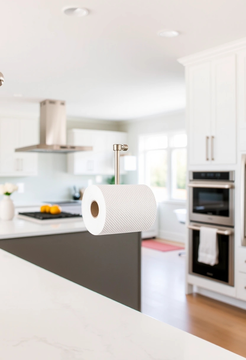 kitchen paper towel holder ideas 16