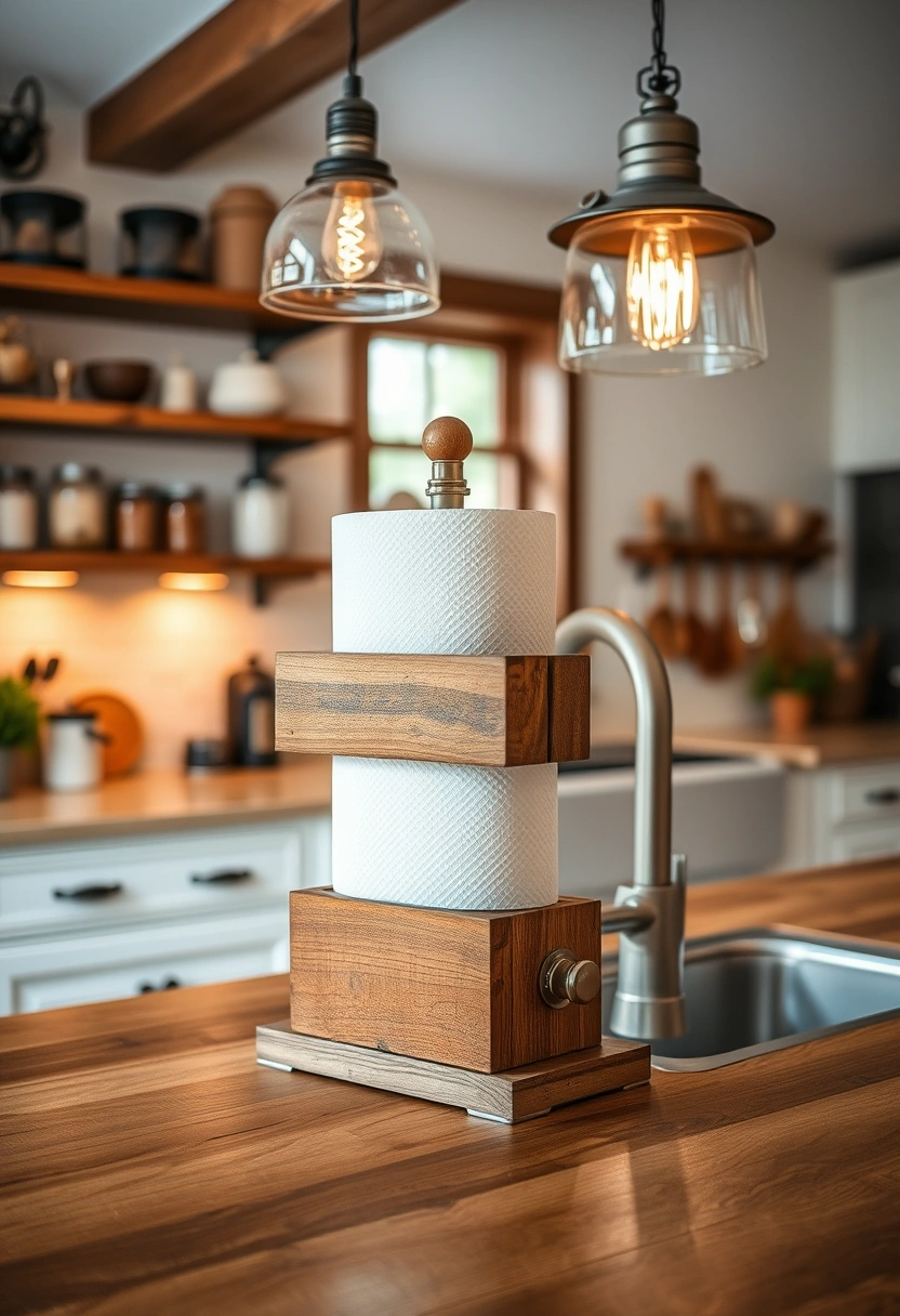 kitchen paper towel holder ideas 2