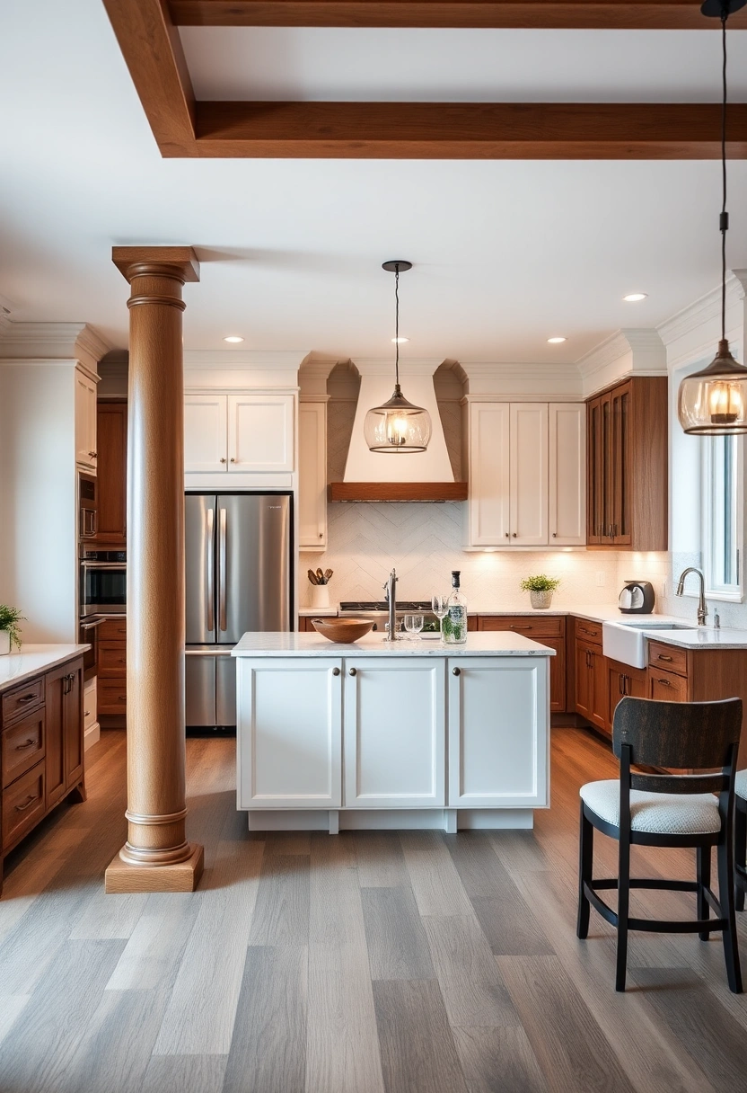 kitchen pillar ideas 19