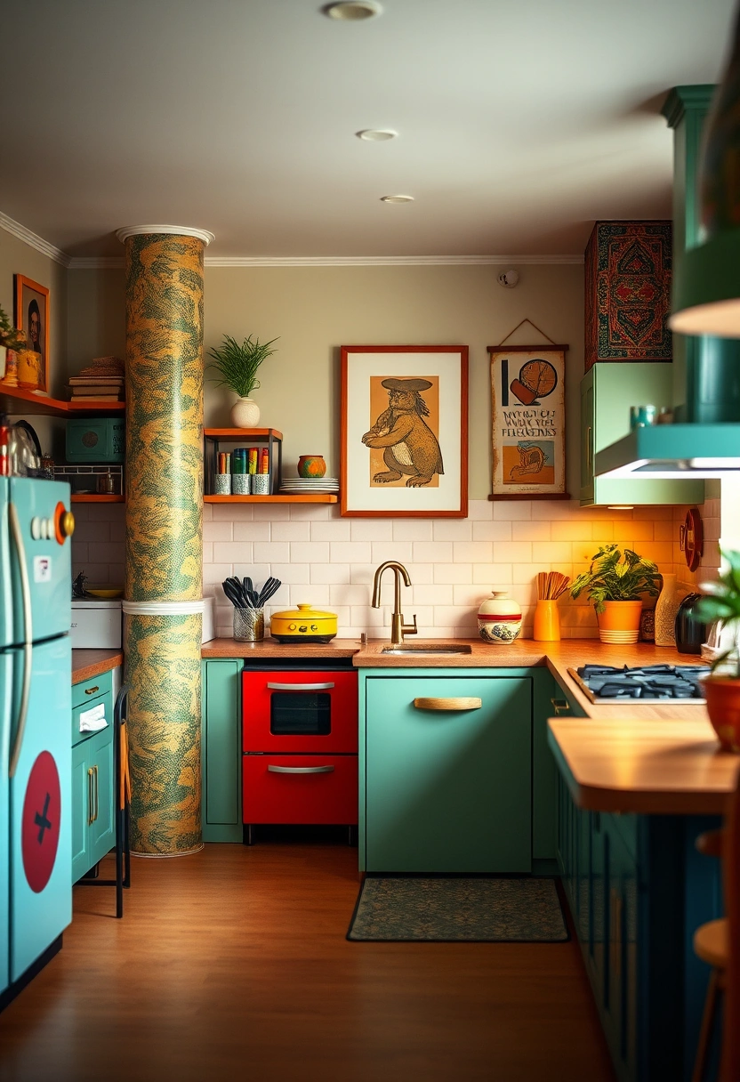 kitchen pillar ideas 7
