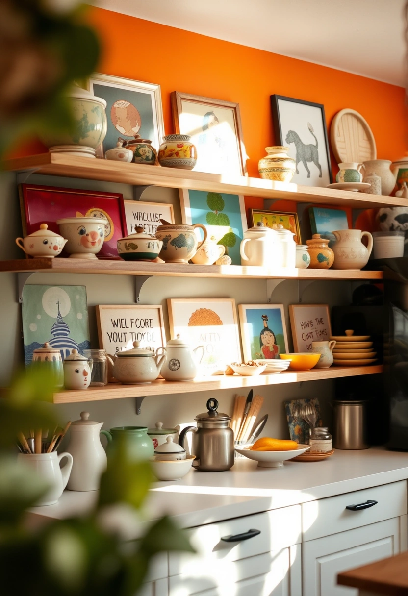 kitchen shelf decor ideas 10