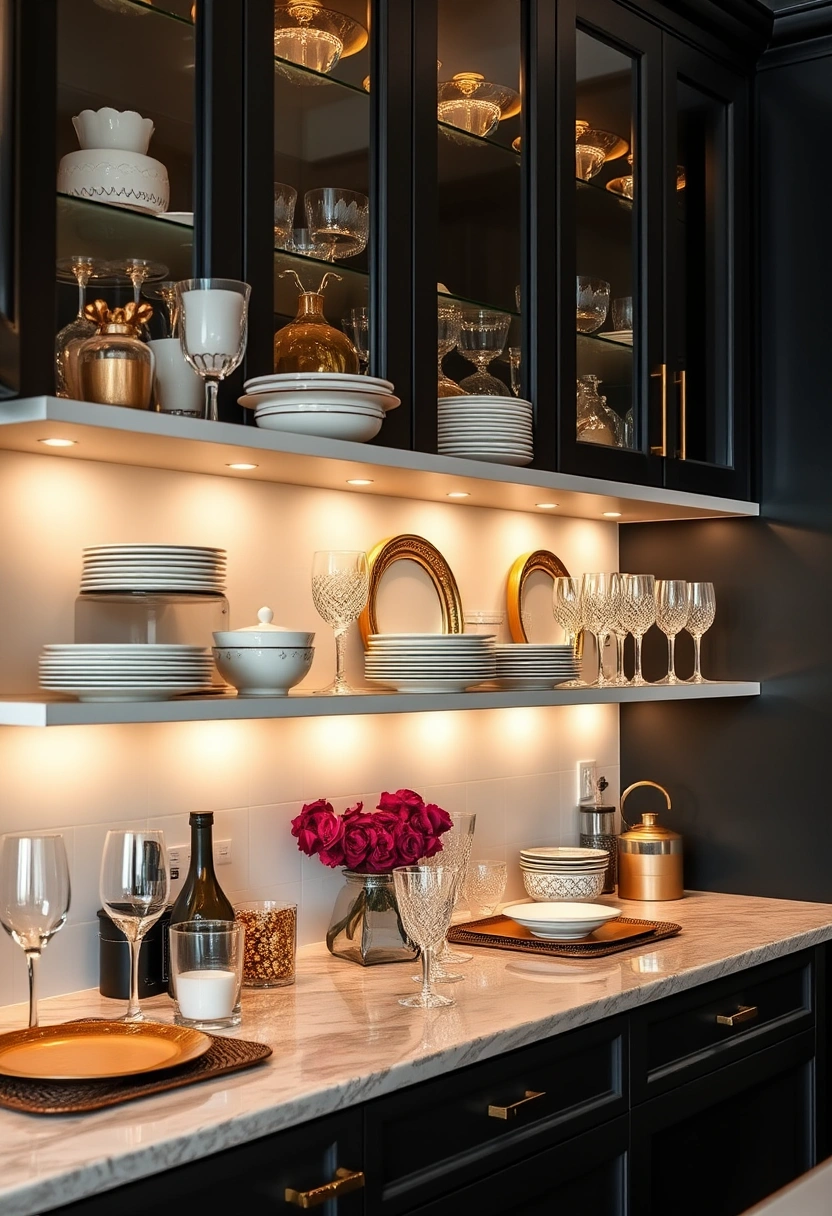 kitchen shelf decor ideas 13