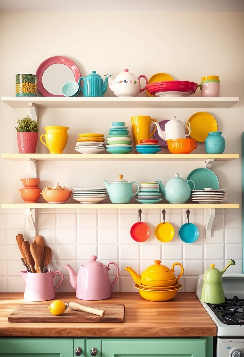 kitchen shelf decor ideas 14