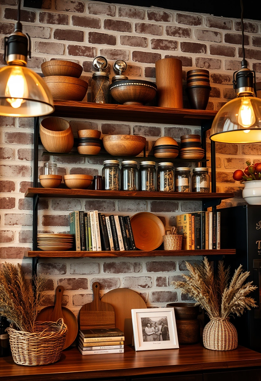 kitchen shelf decor ideas 2