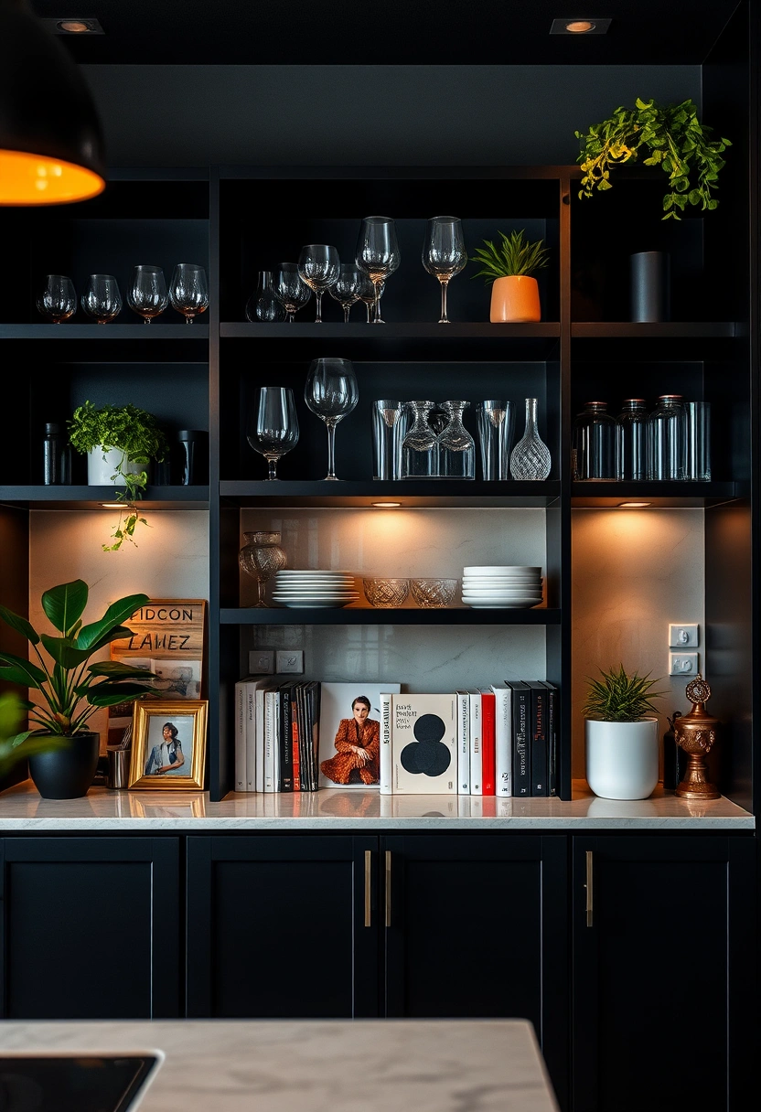 kitchen shelf decor ideas 9