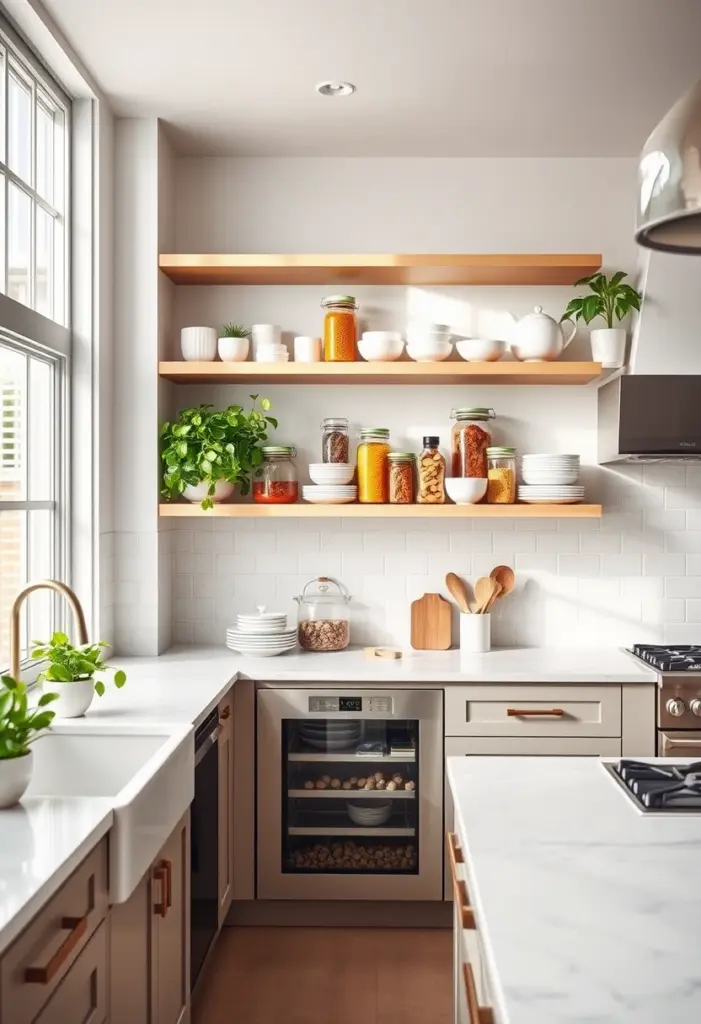 kitchen shelving decor ideas 1