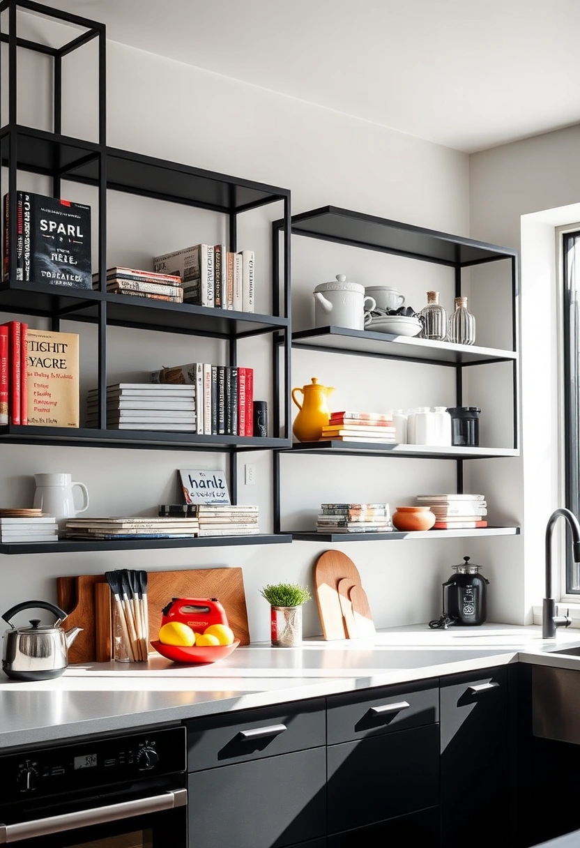 kitchen shelving ideas wall shelves 7