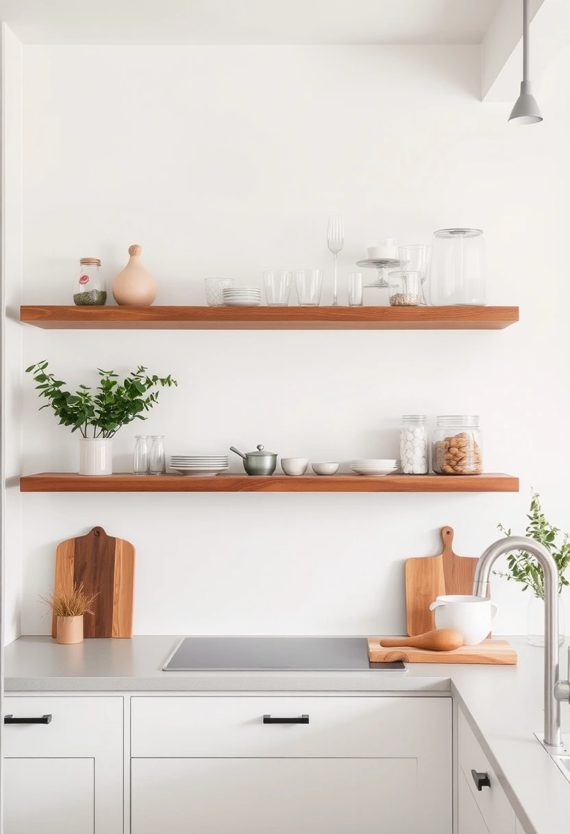 kitchen shelving ideas wall shelves 8