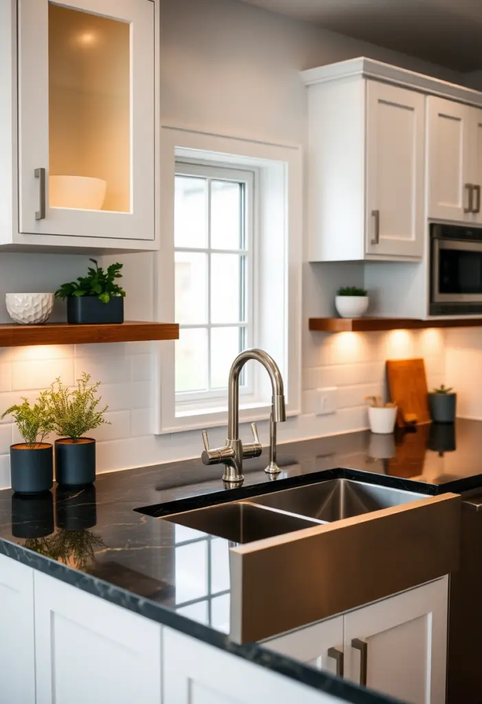 kitchen sink no window ideas 1