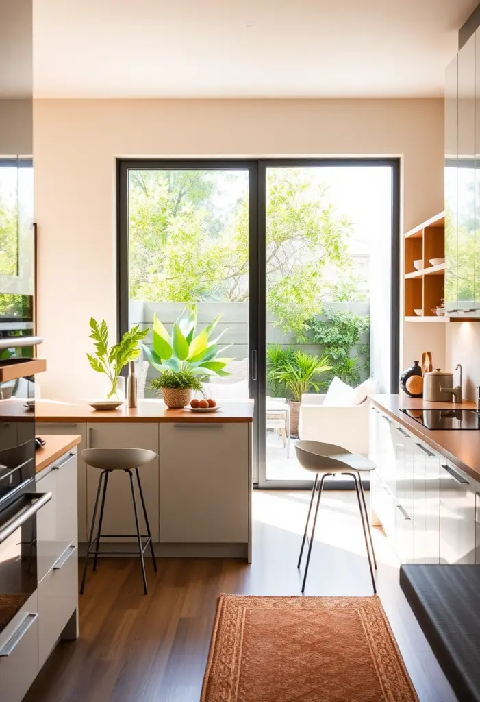 kitchen sliding door ideas 1