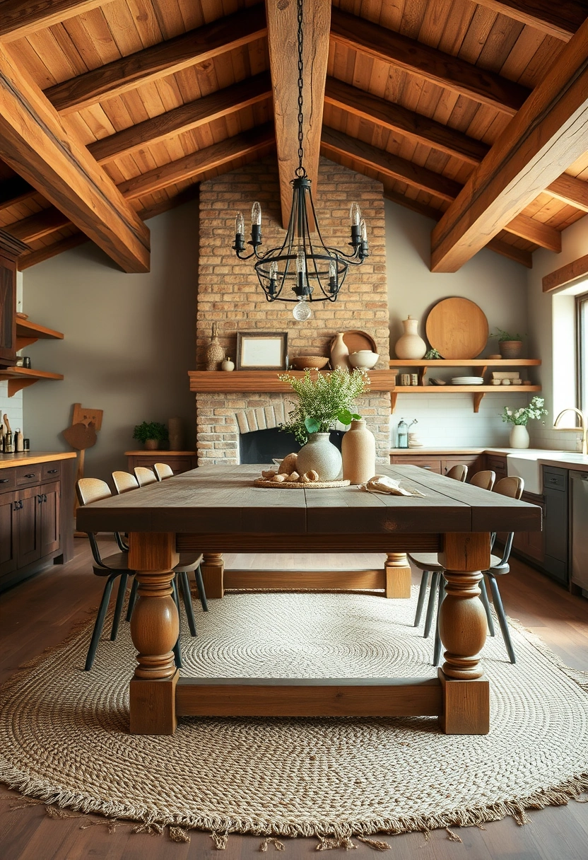 kitchen table rug ideas 1