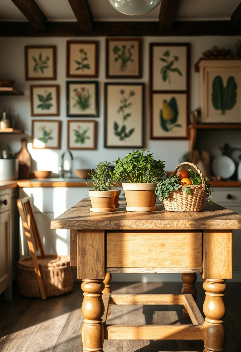 kitchen table wall decor ideas 1