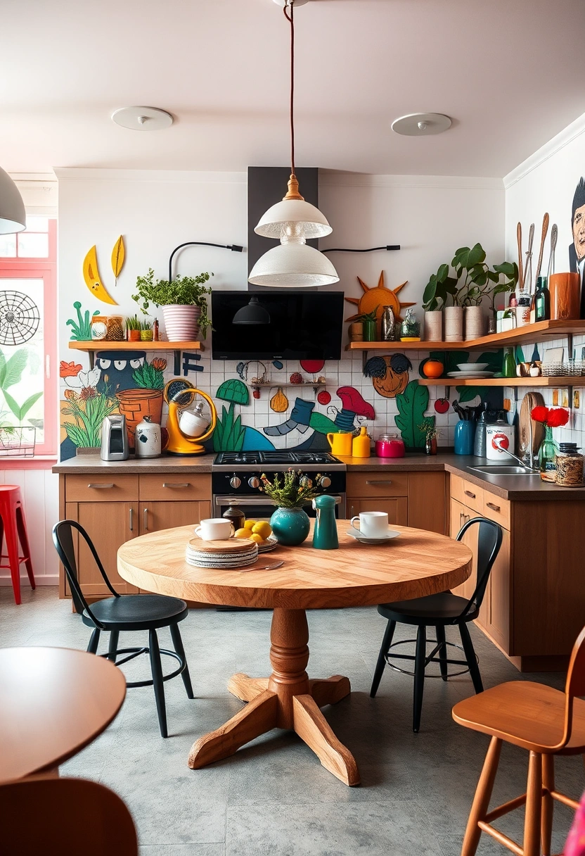 kitchen table wall decor ideas 20