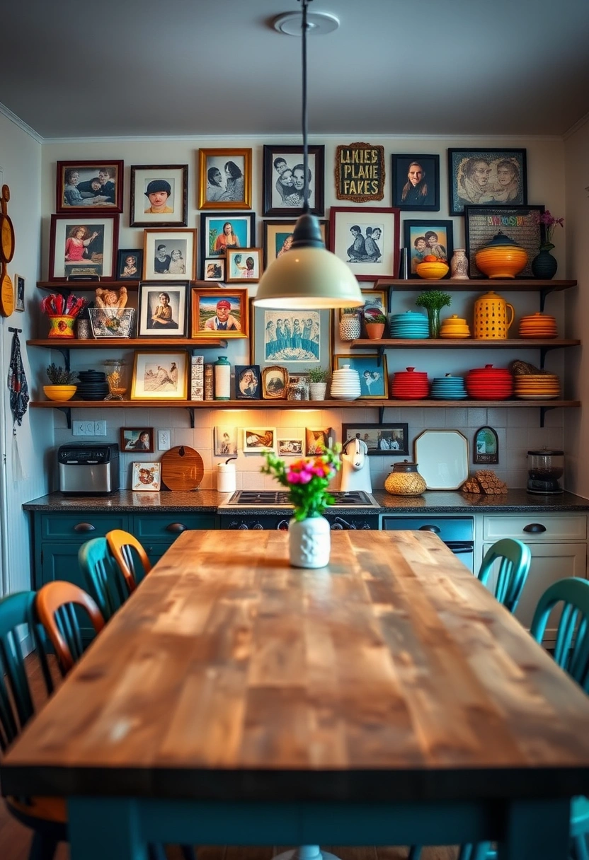 kitchen table wall decor ideas 3