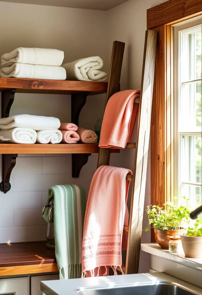 kitchen towel storage ideas 1