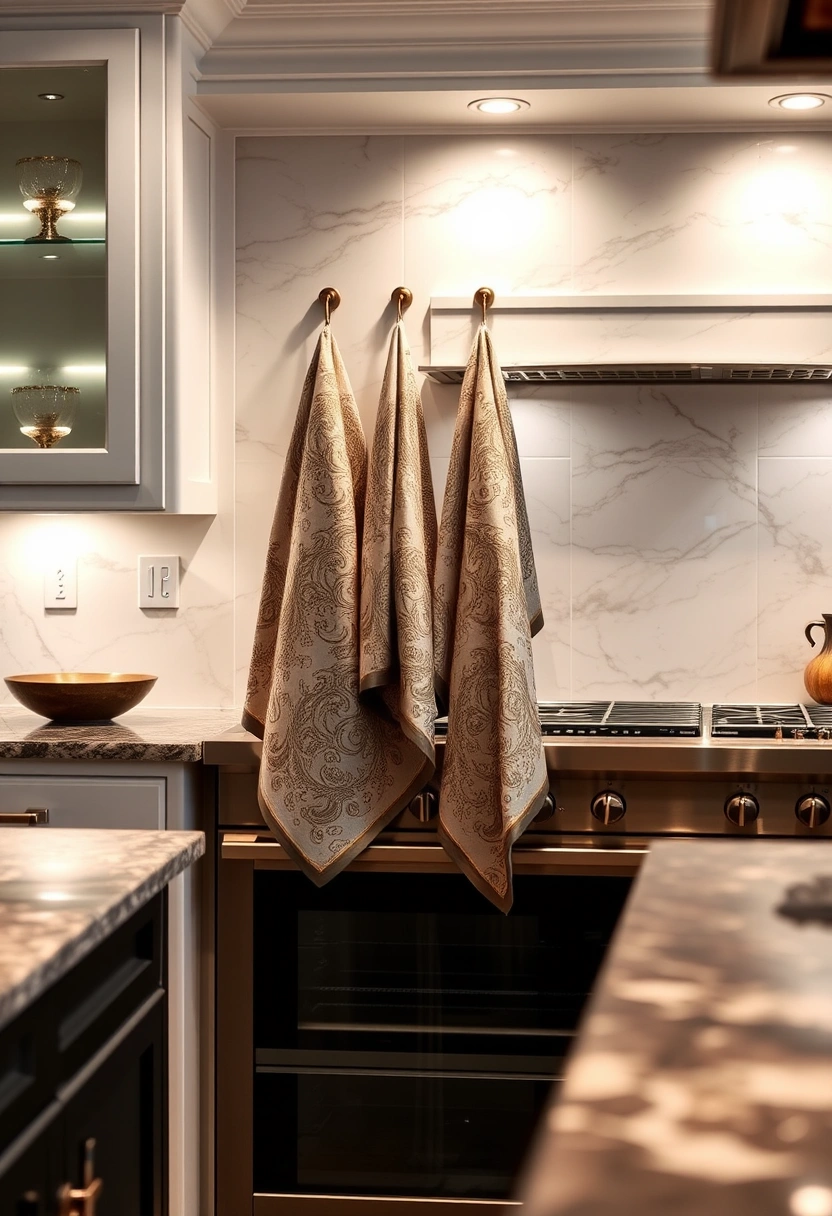 kitchen towels hanging ideas 11