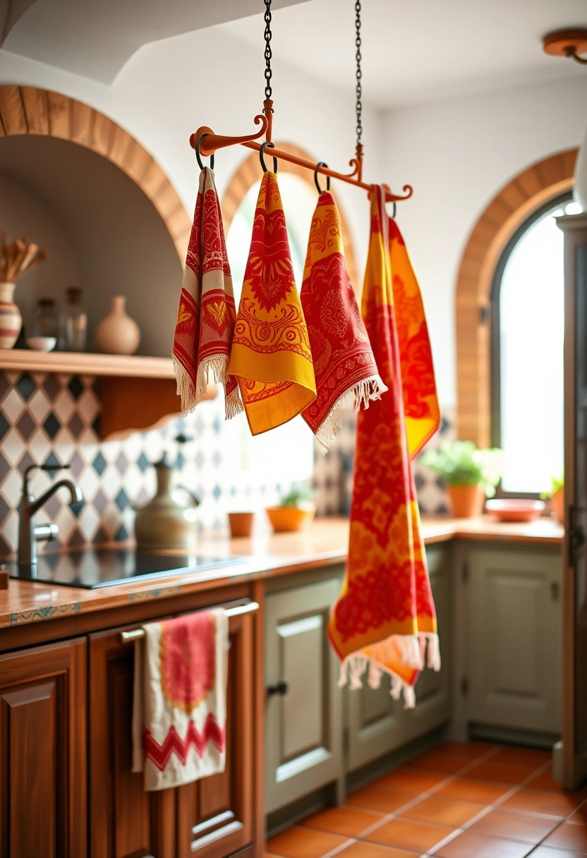 kitchen towels hanging ideas 18