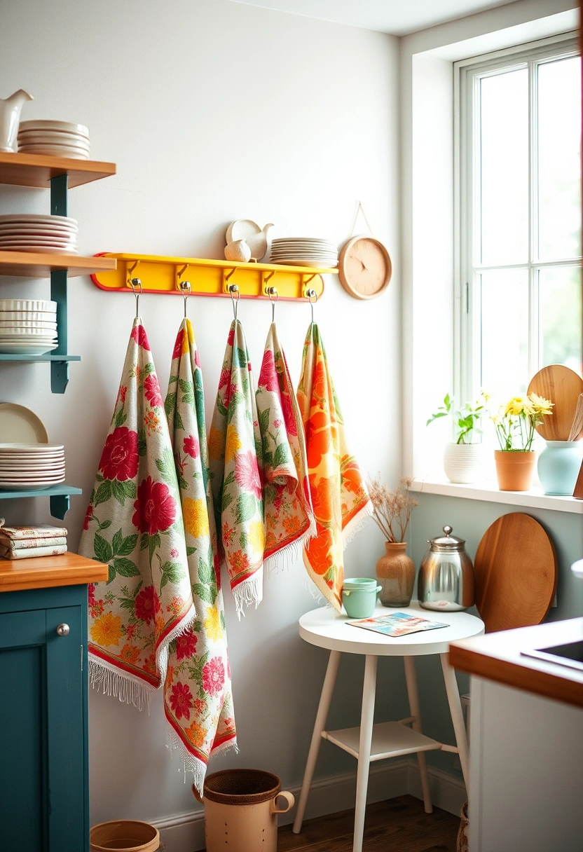 kitchen towels hanging ideas 4
