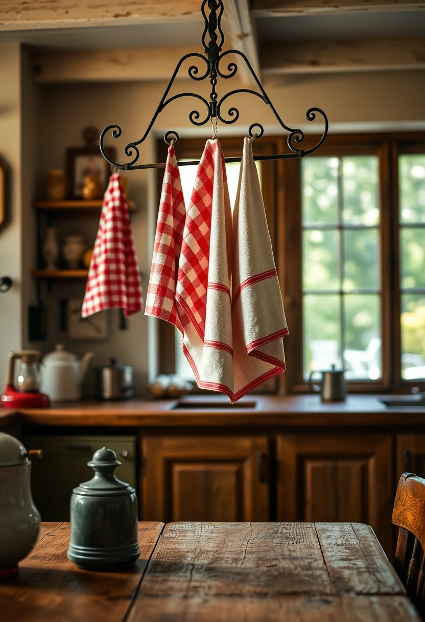 kitchen towels hanging ideas 9