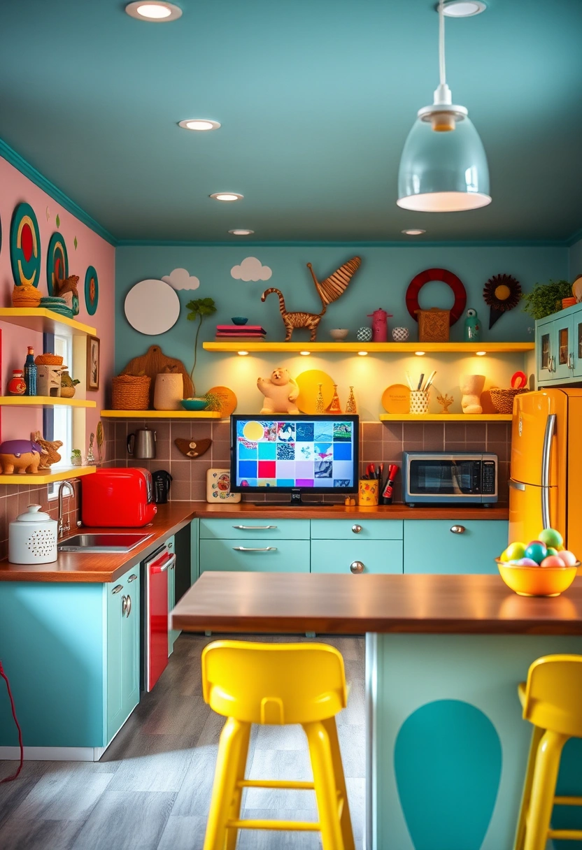 kitchen tv wall ideas 11
