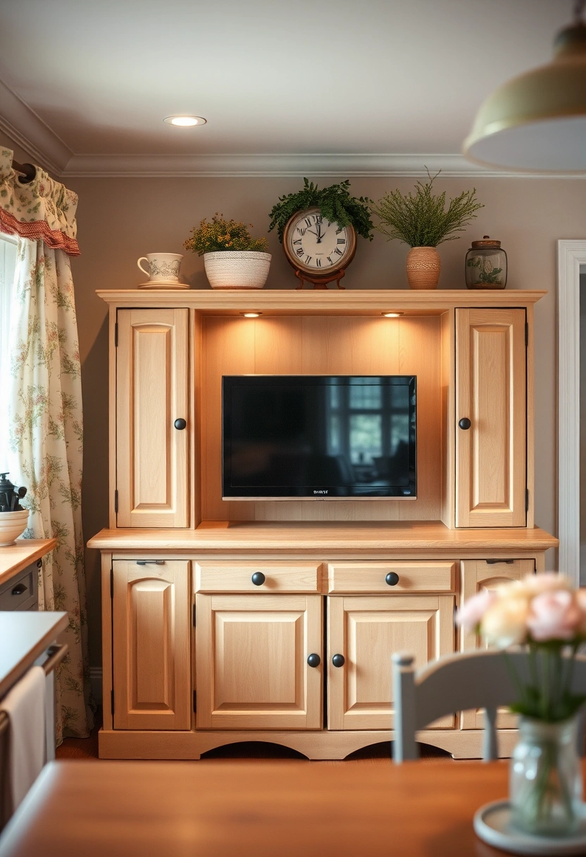 kitchen tv wall ideas 14