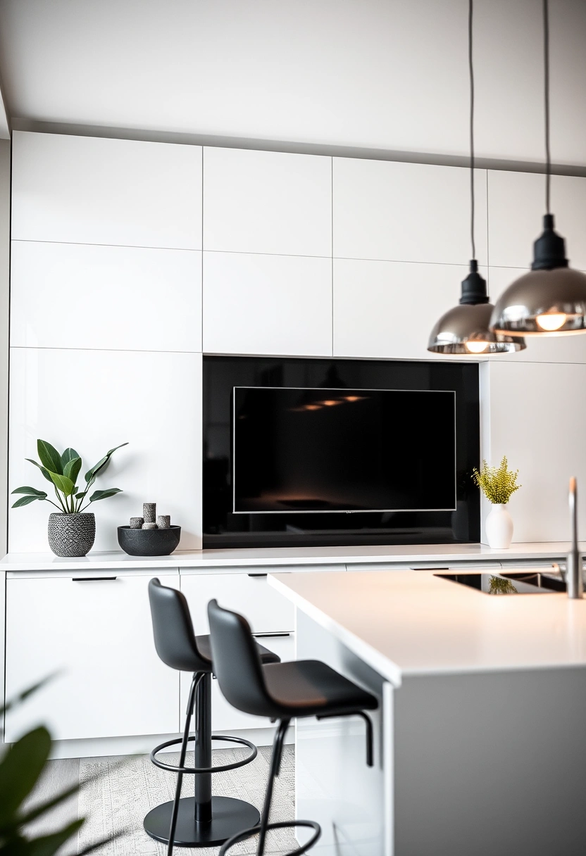 kitchen tv wall ideas 17