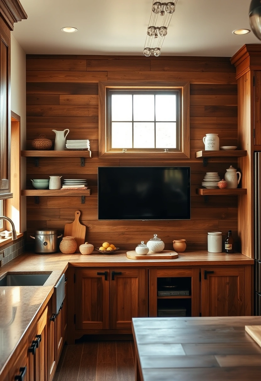kitchen tv wall ideas 2