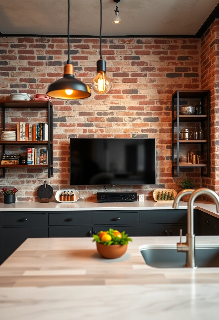 kitchen tv wall ideas 7