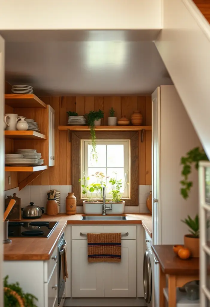 kitchen under stairs ideas 1