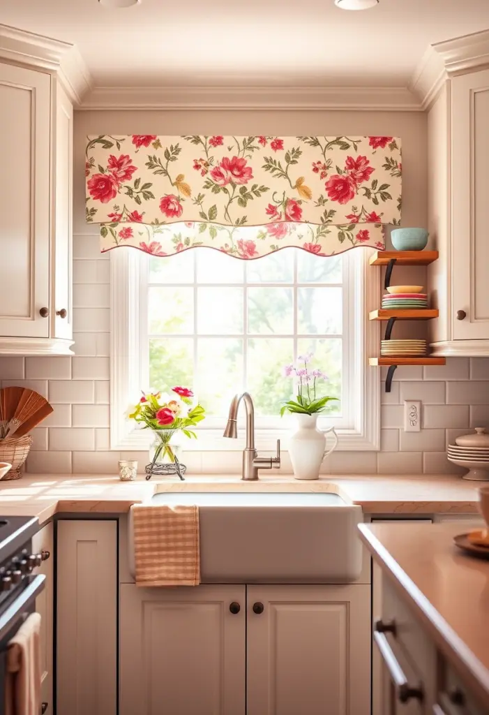 kitchen valance ideas over sink 1