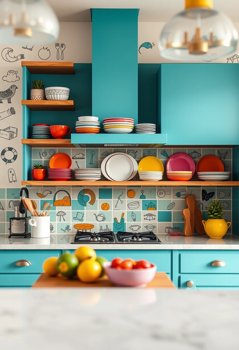 kitchen wall art ideas 19