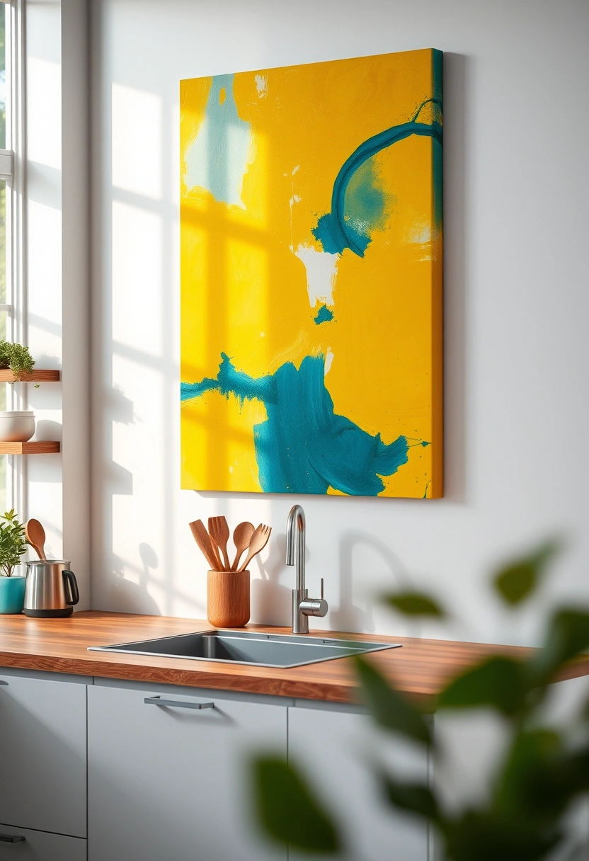 kitchen wall art ideas modern 1