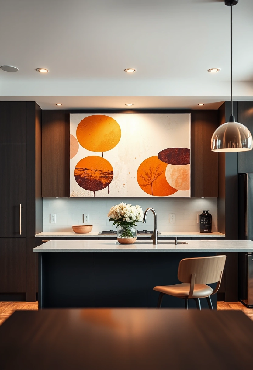kitchen wall art ideas modern 17