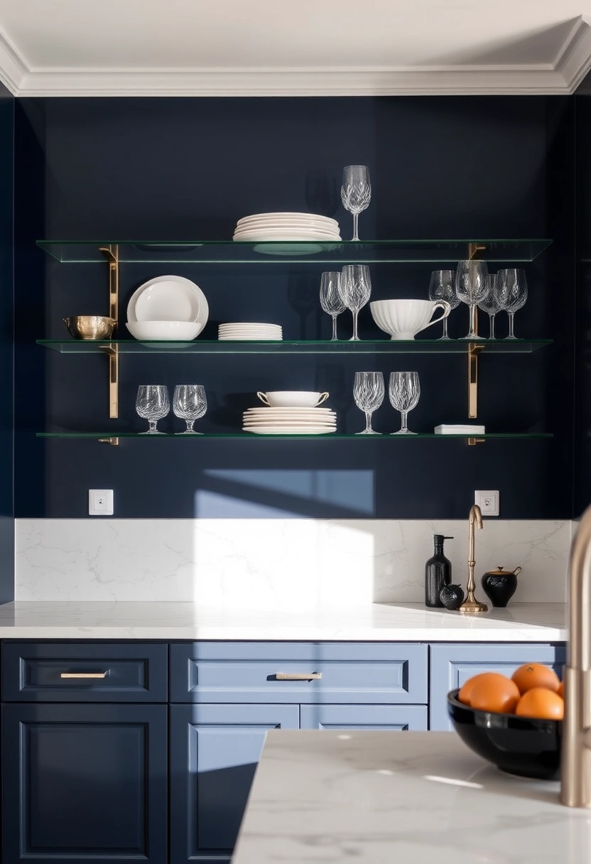 kitchen wall shelf decor ideas 11