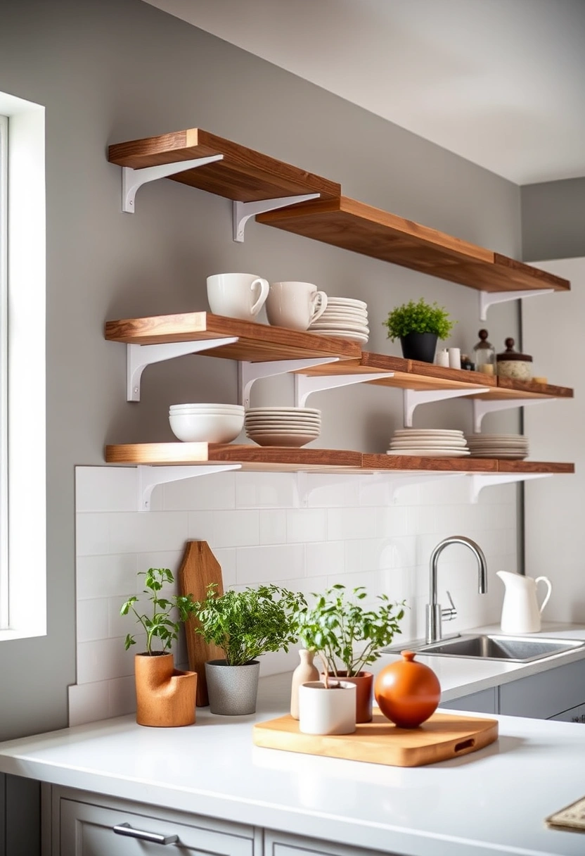 kitchen wall shelf ideas 1