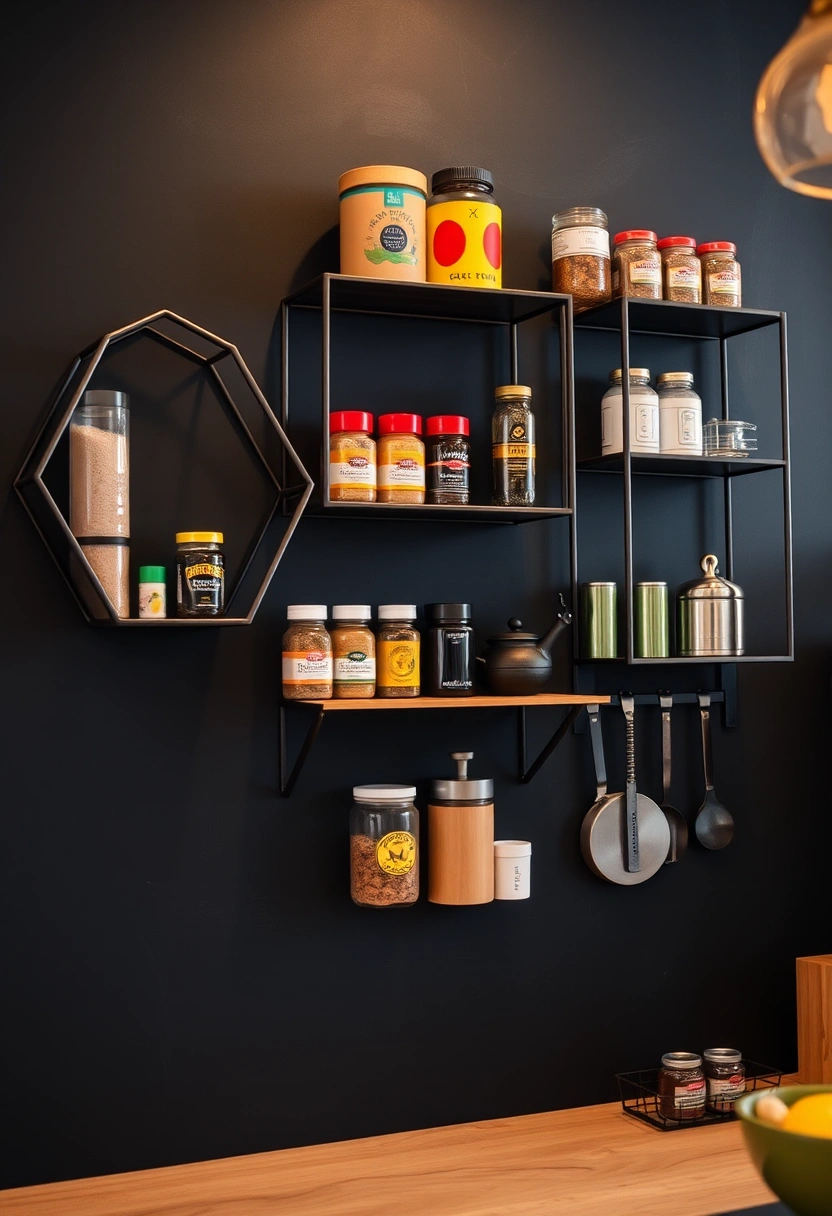 kitchen wall shelf ideas 11