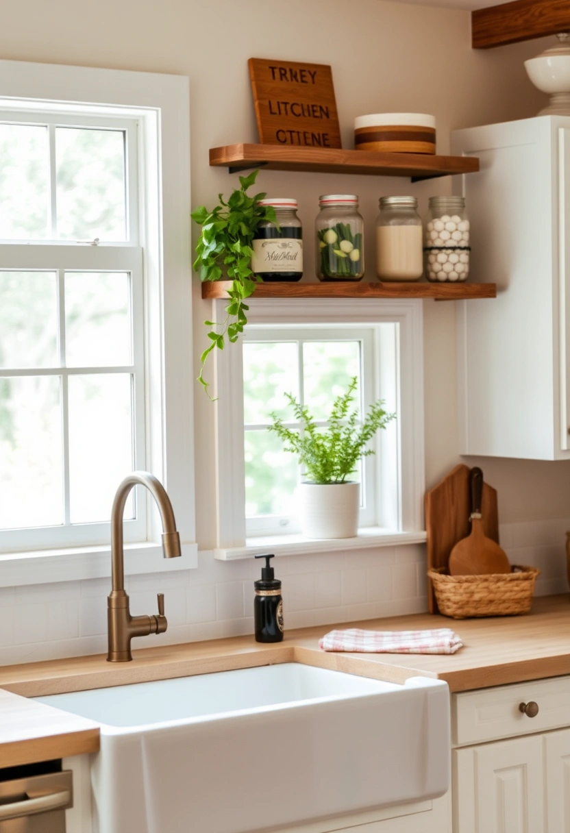 kitchen wall shelf ideas 18