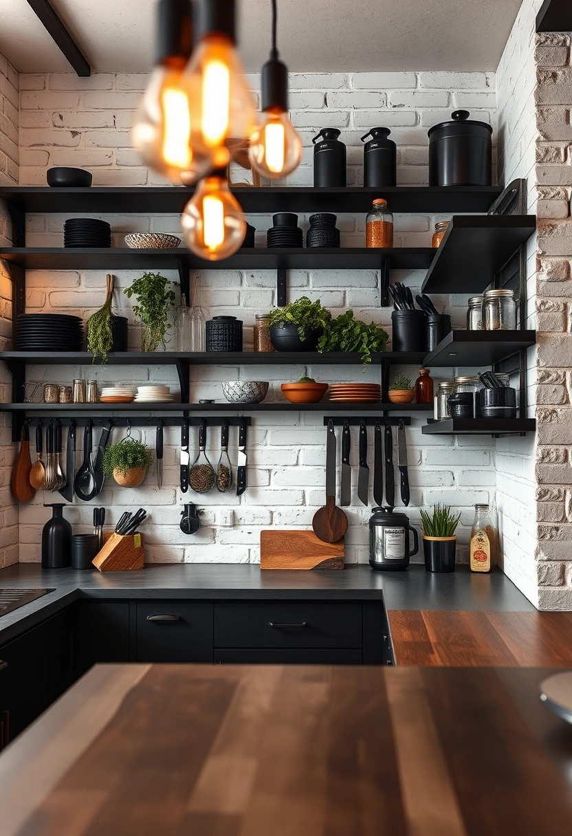 kitchen wall shelf ideas 7