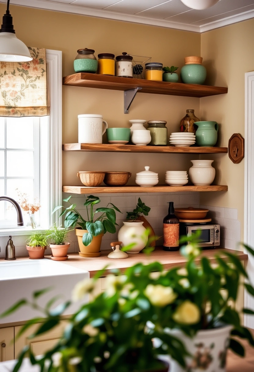 kitchen wall shelf ideas 9