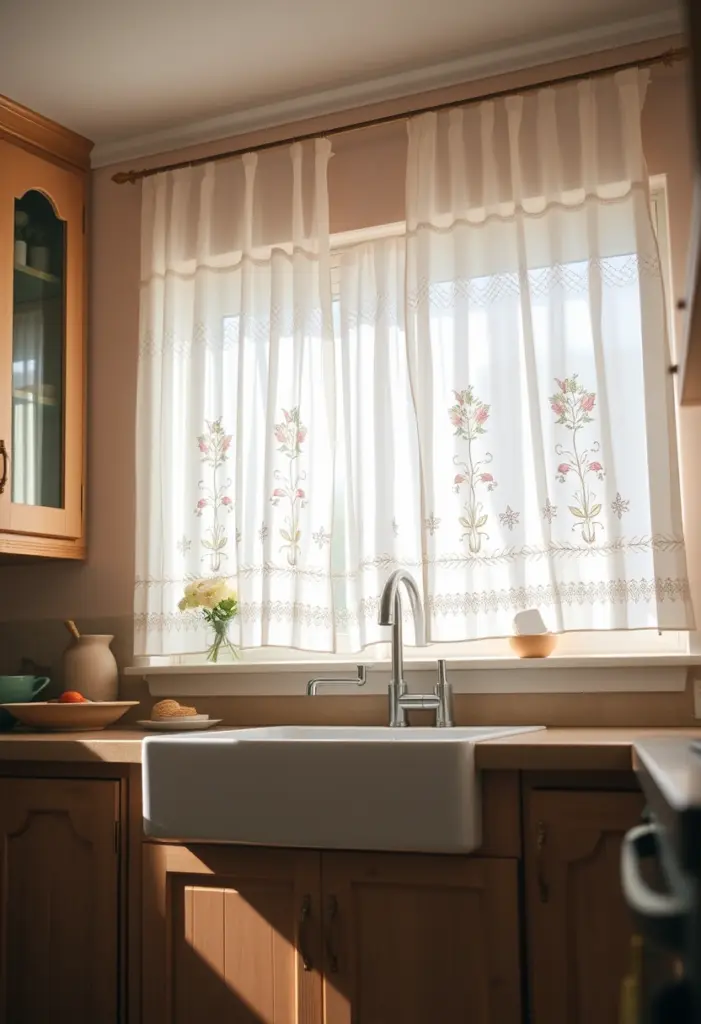 kitchen window curtain ideas 1