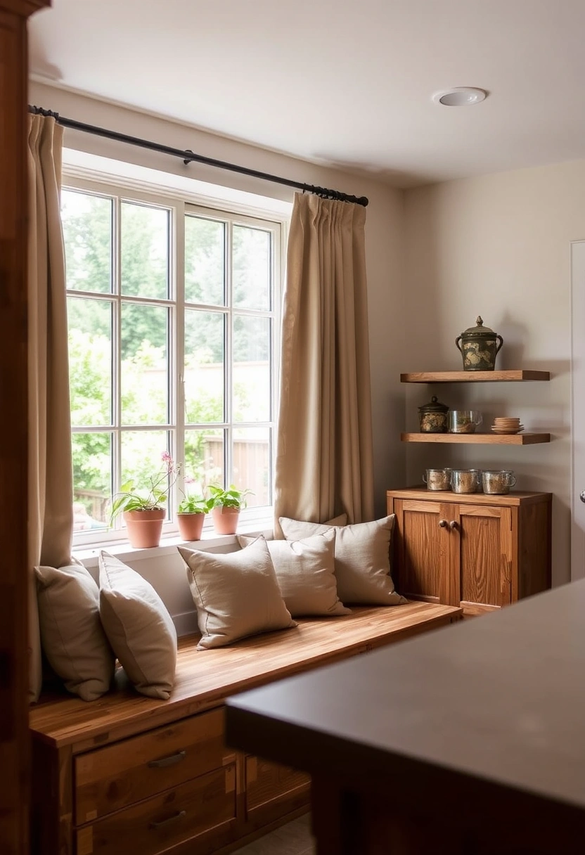 kitchen window seat ideas 15