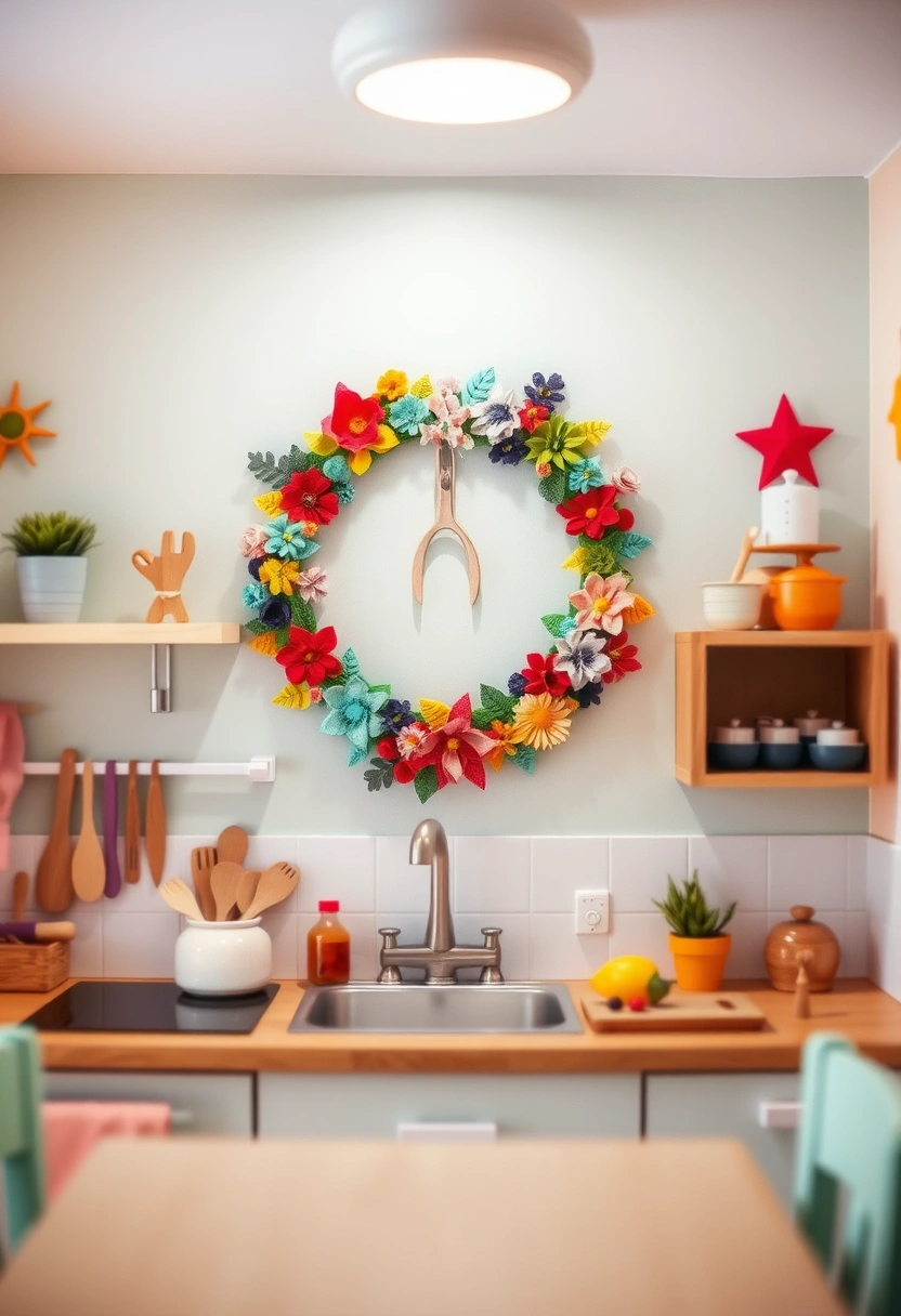 kitchen wreath ideas 14