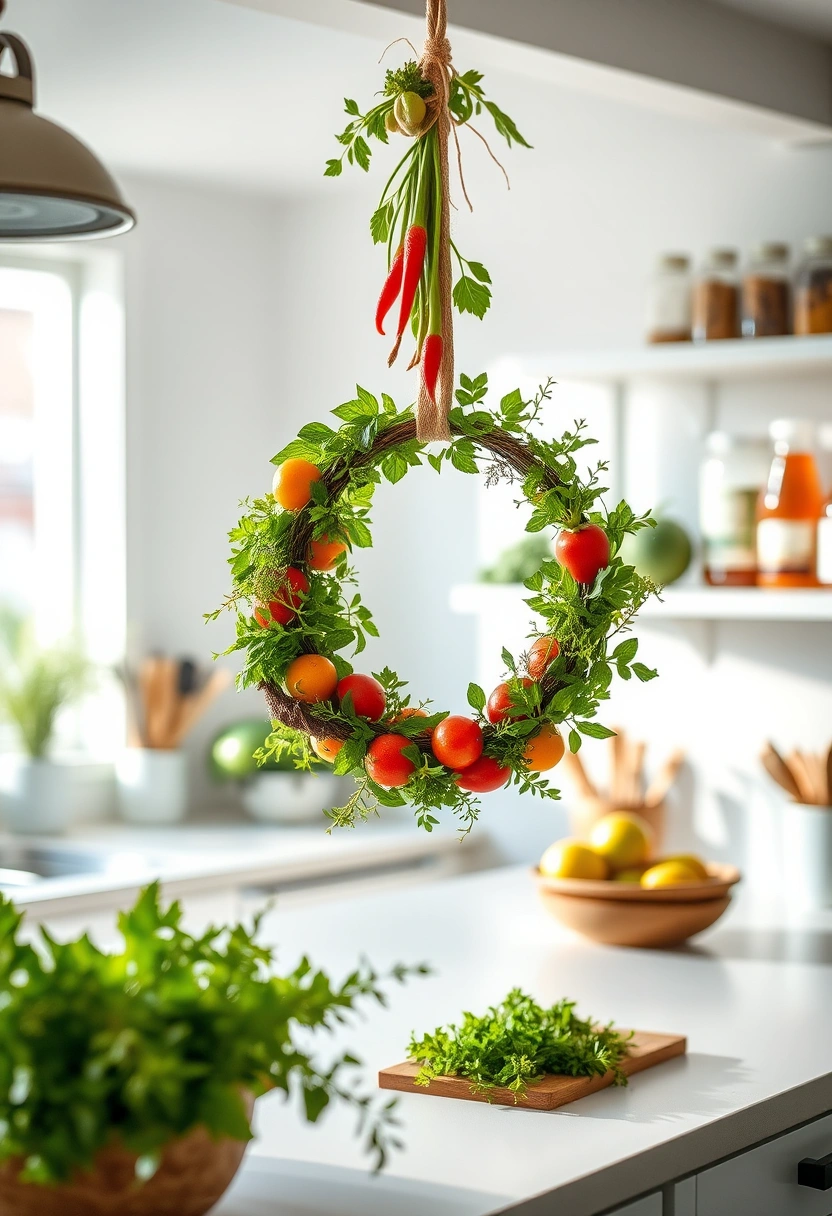 kitchen wreath ideas 20