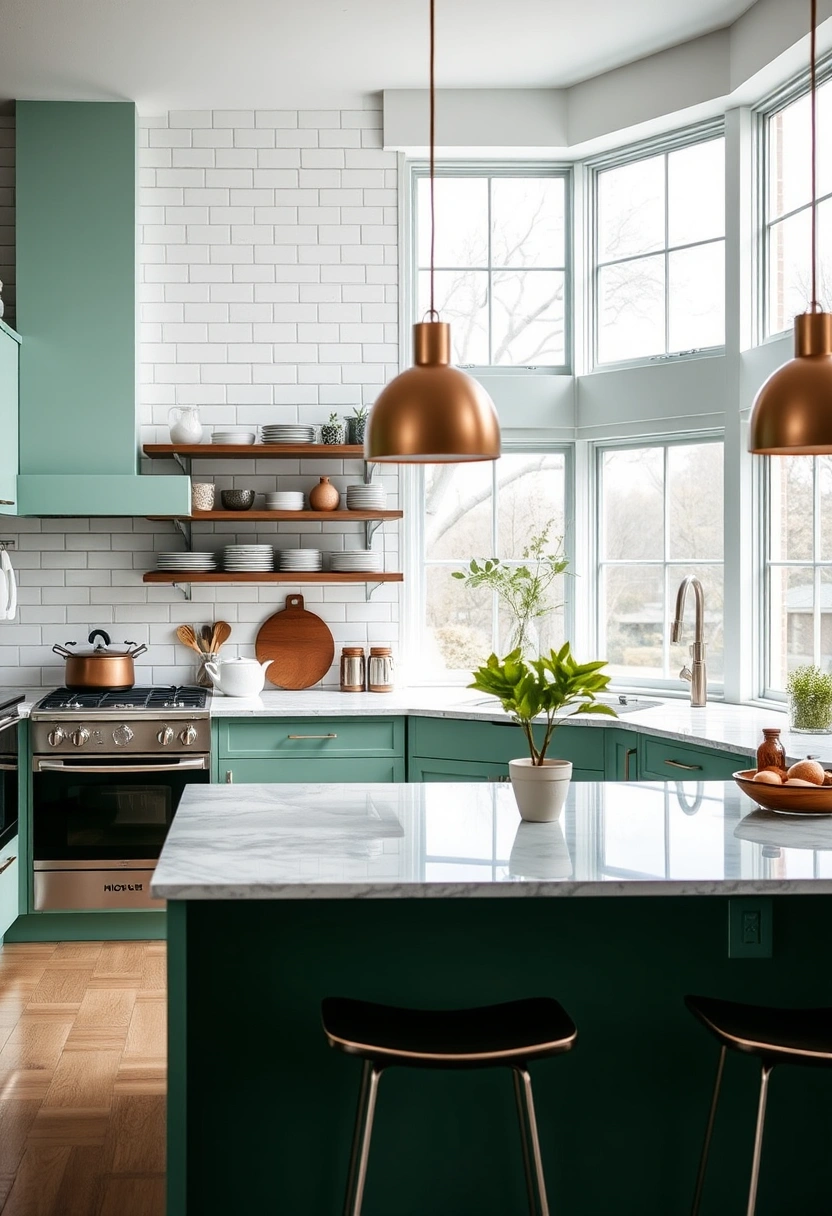 mint green kitchen ideas 13
