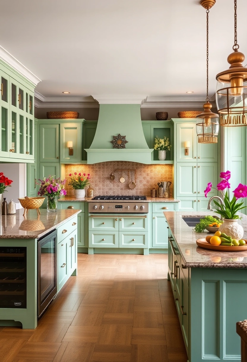 mint green kitchen ideas 14