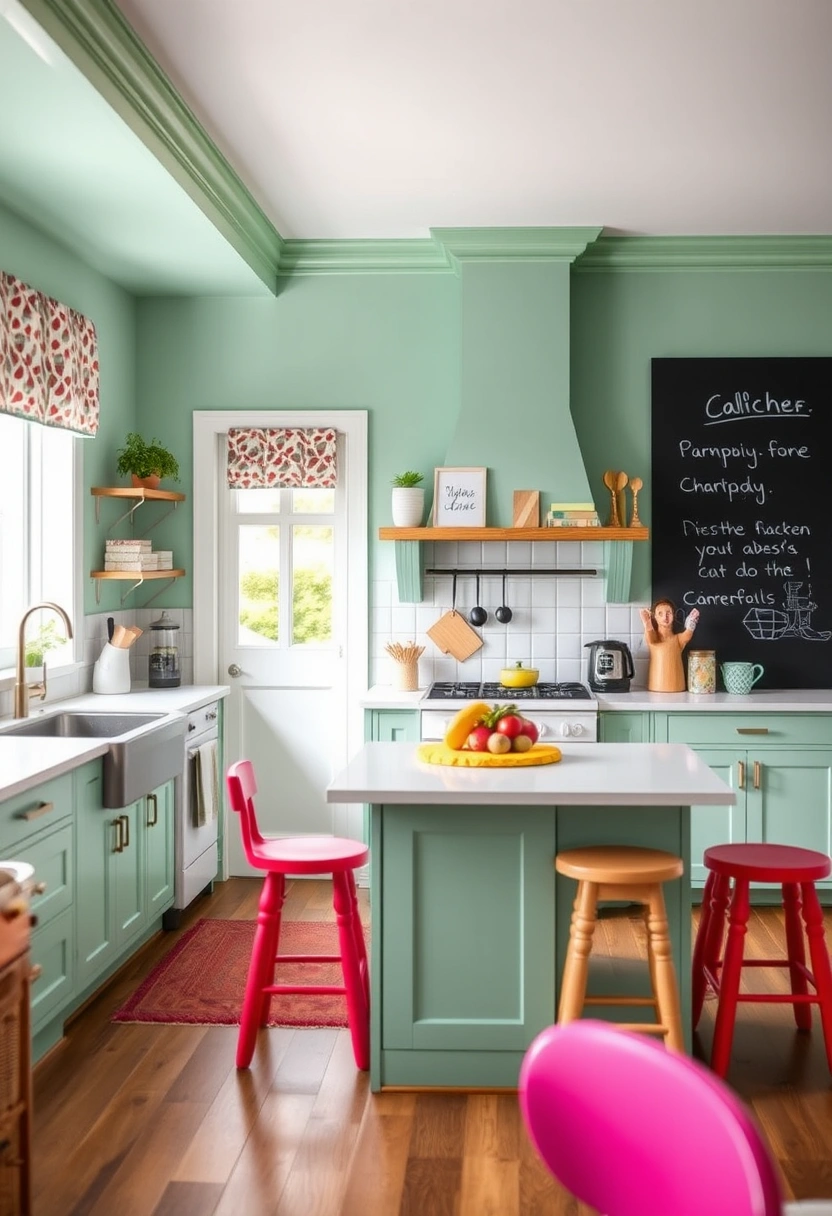 mint green kitchen ideas 8