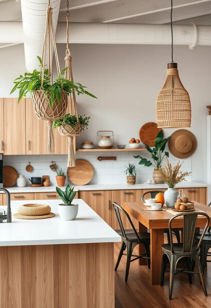 modern boho kitchen ideas 1