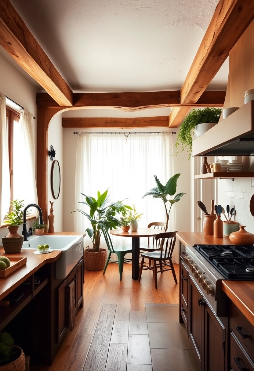 modern boho kitchen ideas 12