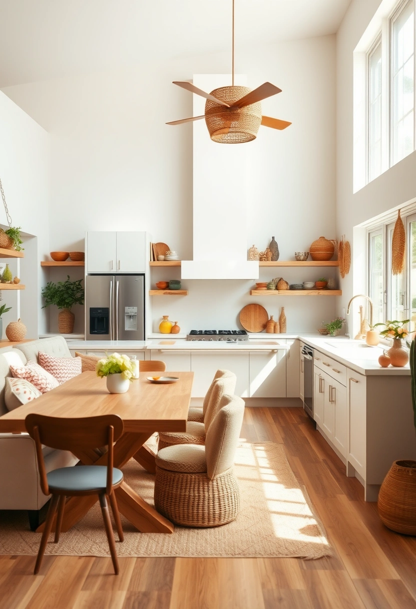 modern boho kitchen ideas 15
