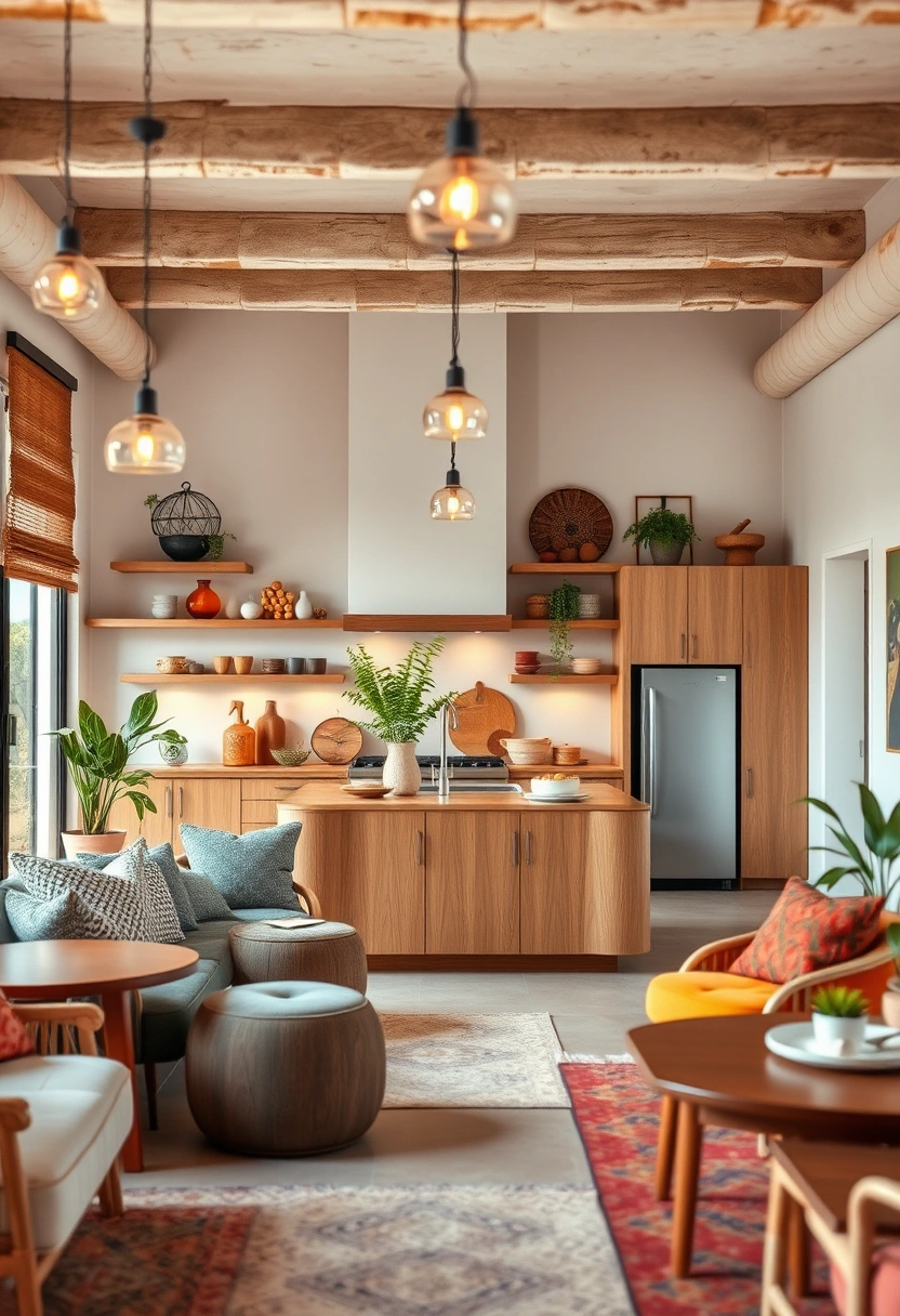 modern boho kitchen ideas 20